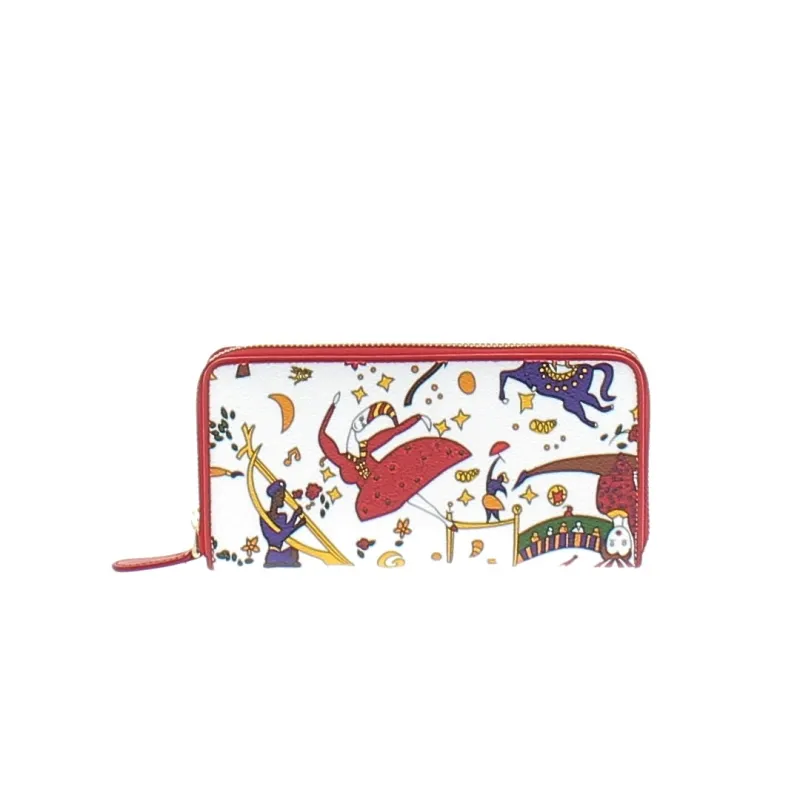 Piero Guidi Magic Circus Women's wallet white-red