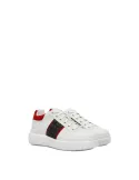 Pollini sneakers white-black-red