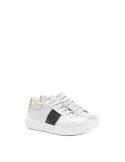 Pollini sneakers white-black-platinum