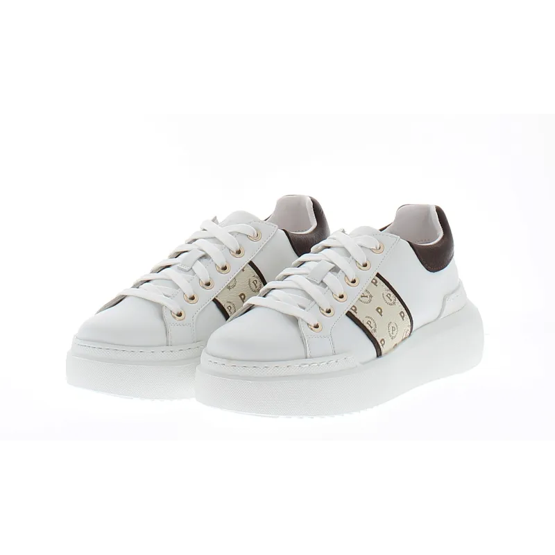 Pollini sneakers white brown