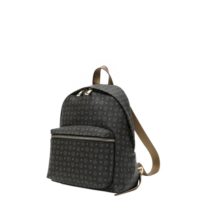 Pollini Heritage Damenrucksack schwarz-bronze 2