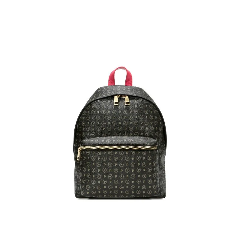 Zaino donna Pollini Heritage Nero-Lacca