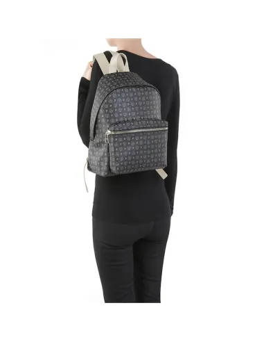 Pollini Women's backpack black-ivory