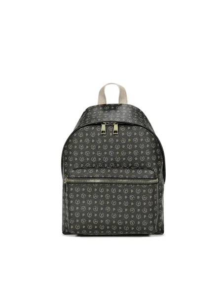 Pollini Women's backpack black-ivory
