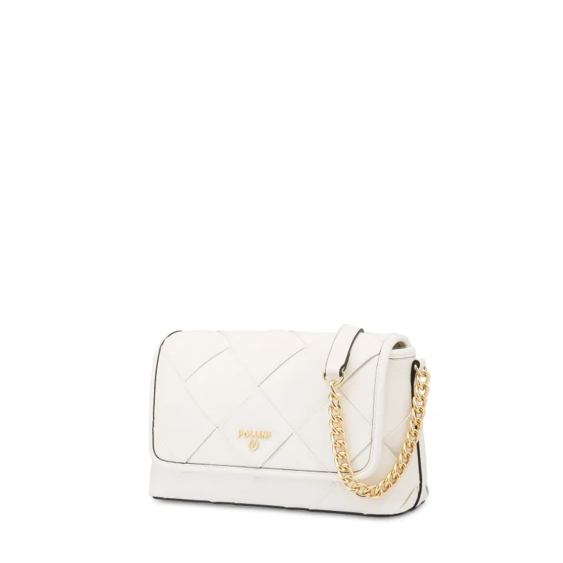 Pollini Bag with flap white 2