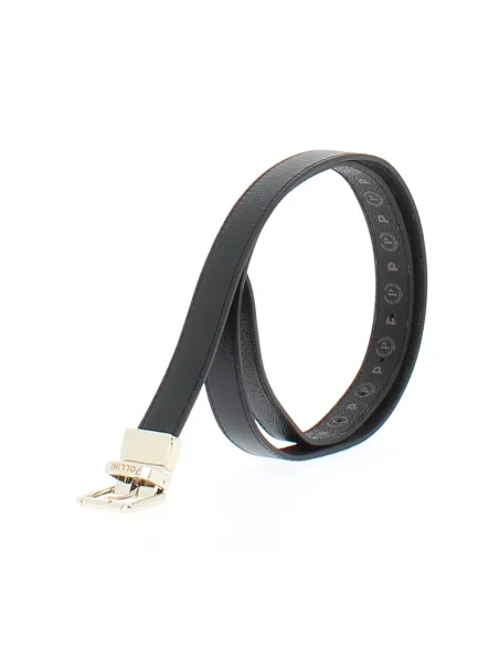 Cintura donna reversibile Pollini Nero-Nero