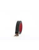 Cintura donna reversibile Pollini nero-rosso