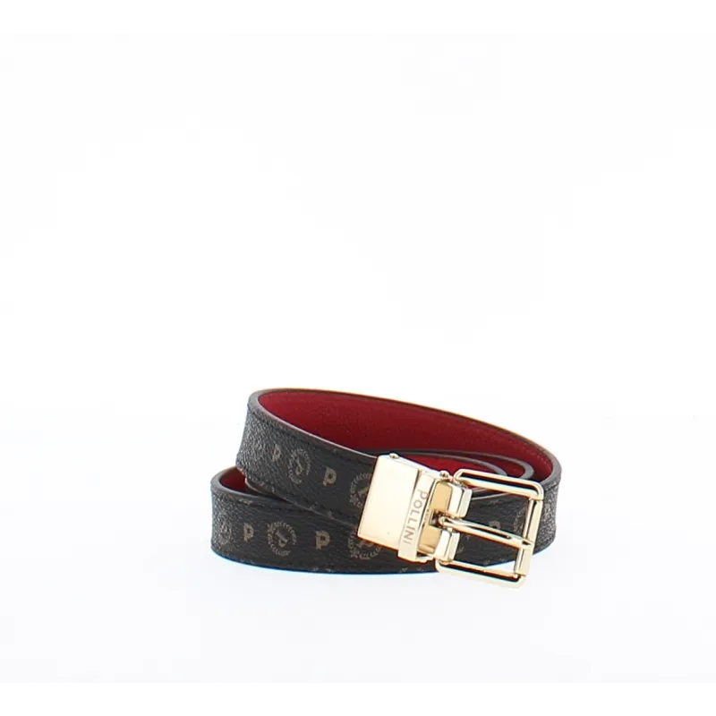 Pollini Doubleface Damengürtel schwarz-rot 2