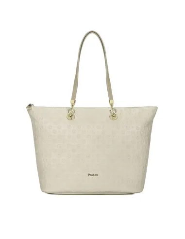 Shopping in pelle Pollini embossed...