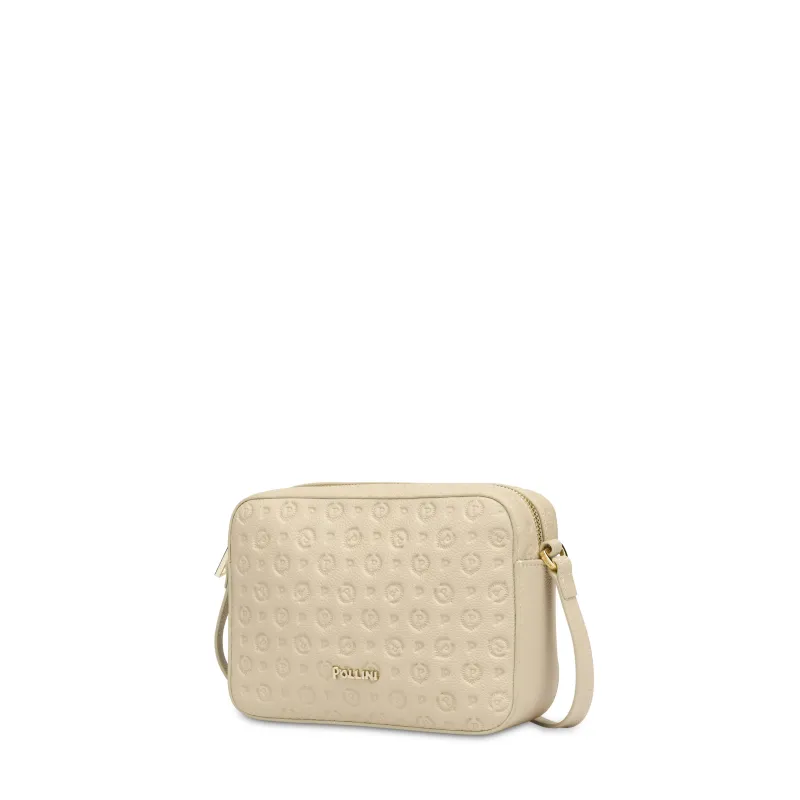 Pollini Leather Crossbody bag ivory 2