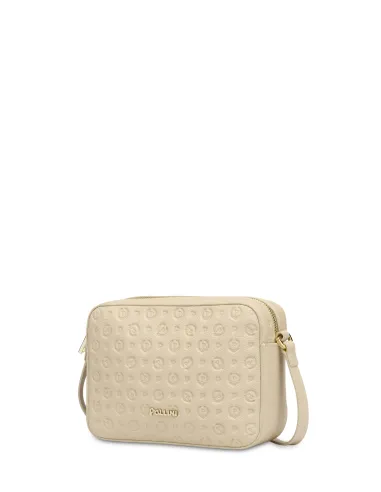 Pollini Leather Crossbody bag ivory