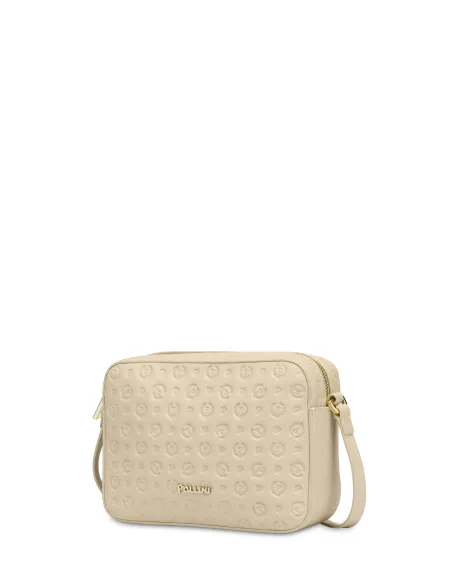Pollini Leather Crossbody bag ivory