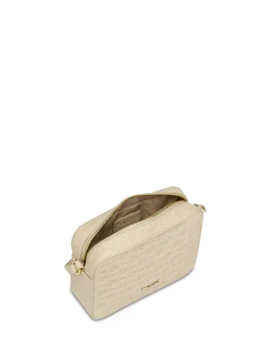 Pollini Leather Crossbody bag ivory