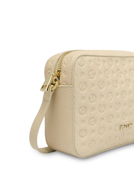 Pollini Leather Crossbody bag ivory