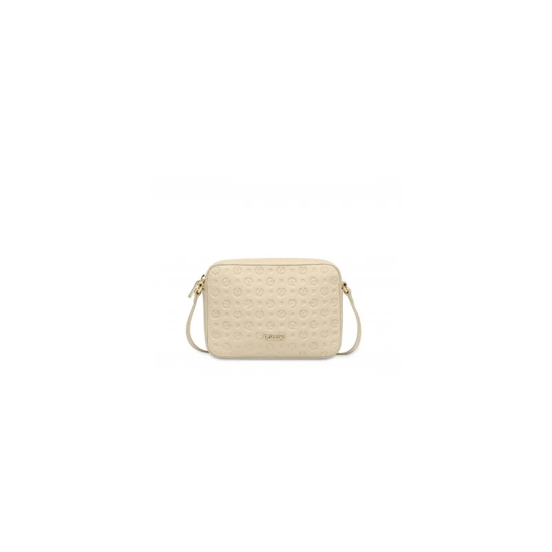 Pollini Leather Crossbody bag ivory