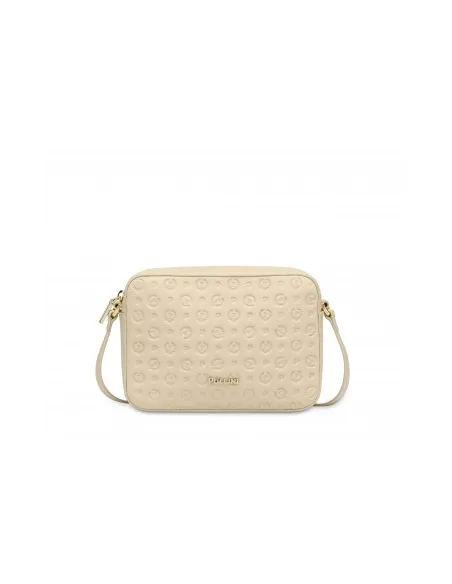 Pollini Leather Crossbody bag ivory
