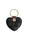 Pollini heritage keychain black-brown