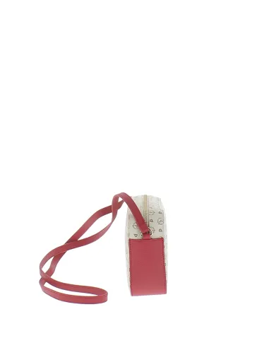 Pollini Small shoulder bag ivory-red