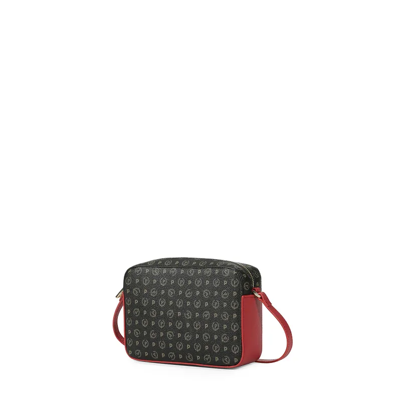 Pollini Small shoulder bag black-red 2