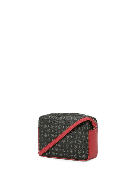 Pollini Umhängetasche schwarz-rot
