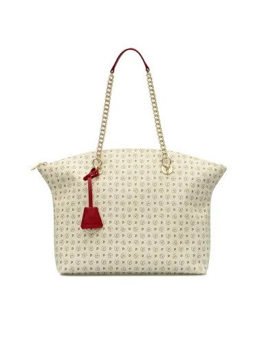 Pollini Shopping bag ivory-red