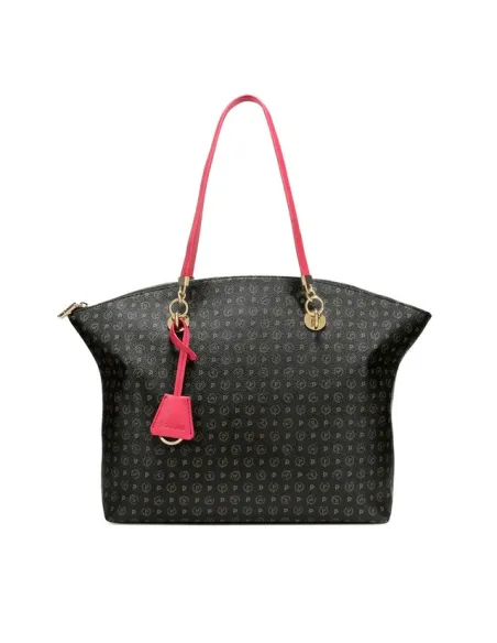 Pollini Heritage Einkaufstasche Schwarz-fuchsia