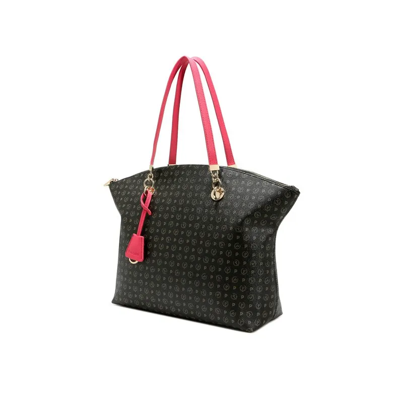 Pollini Heritage Einkaufstasche Schwarz-fuchsia 2