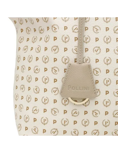 Pollini Heritage Einkaufstasche Elfenbein-Eis