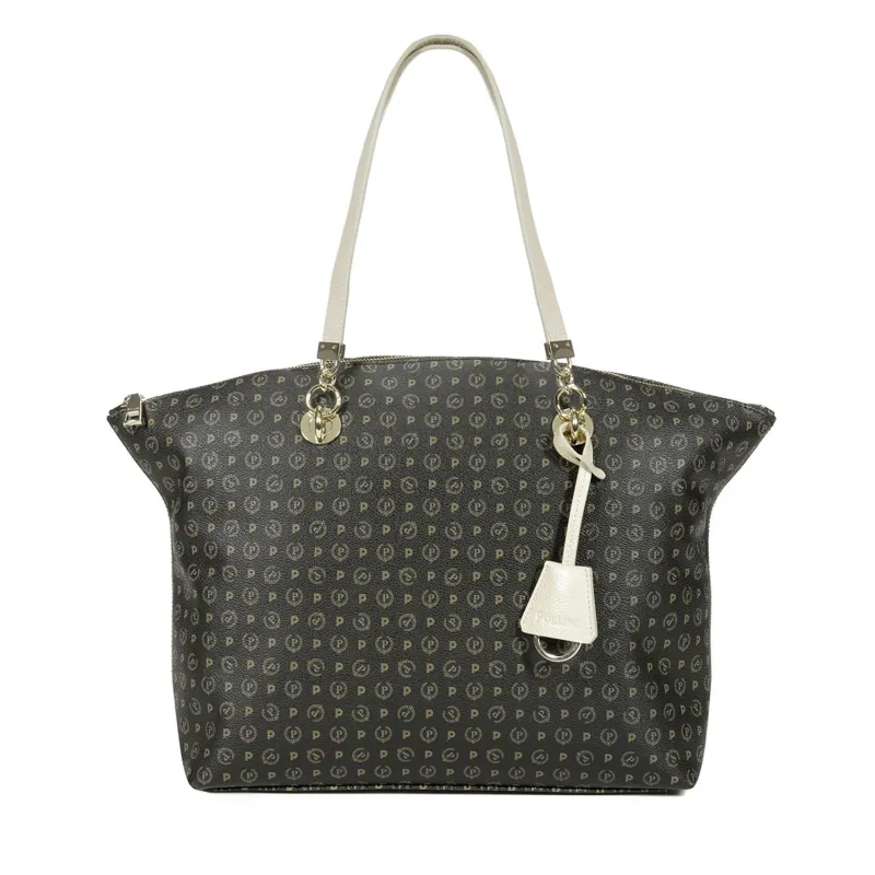 Pollini Heritage Einkaufstasche schwarz-elfenbein