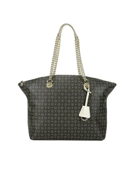 Pollini Shopping bag black-ivory