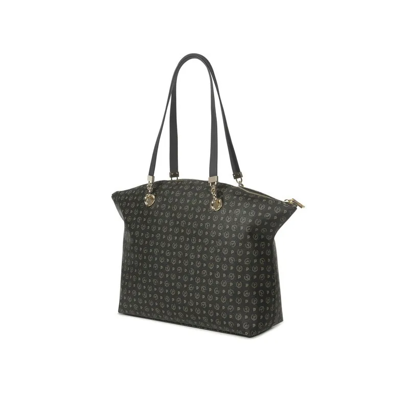 Borsa shopping Pollini Heritage nera 2