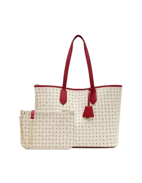 Pollini heritage Shopping bag heritage ivory-red