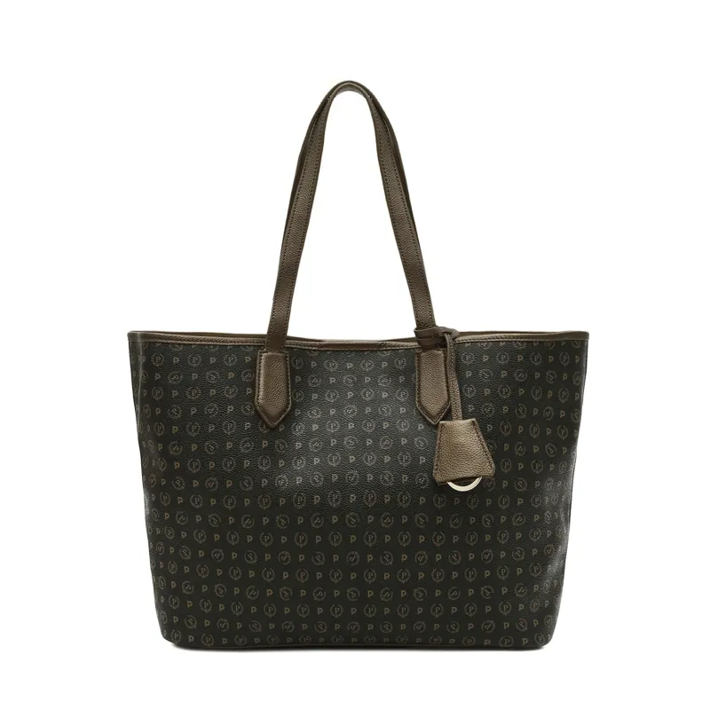 Pollini Heritage Damen-Einkaufstasche mit Magnetöffnung...