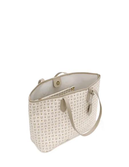 Pollini heritage Shopping bag ivory-ice