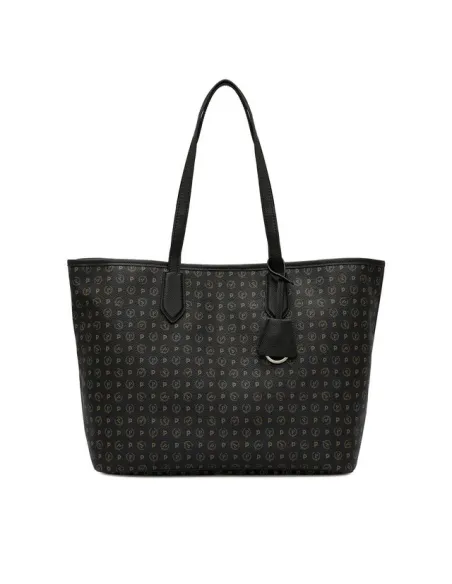 Shopping donna Heritage con apertura con magnete nera