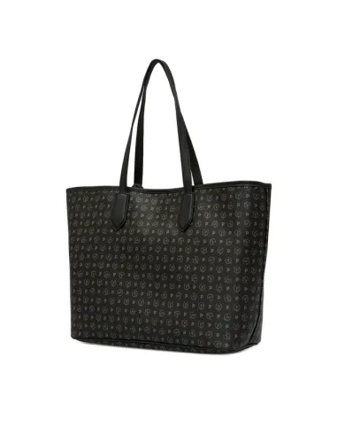Pollini heritage Shopping bag black