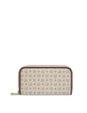 Pollini heritage women's wallet with zip ivory-brown