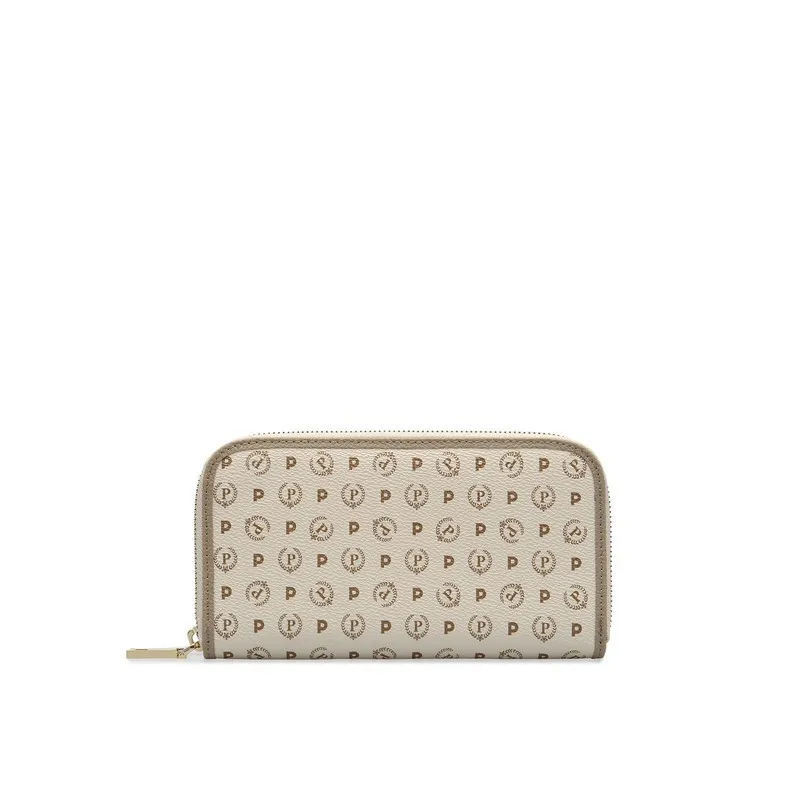 Pollini Heritage Damenbrieftasche Elfenbein-Eis