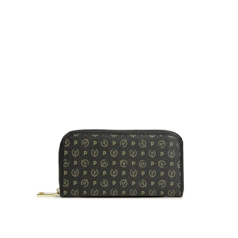 Pollini heritage women's wallet with zip black