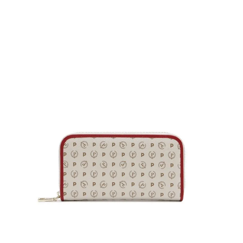 Portafogli donna Pollini Heritage avorio-lacca