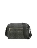 Borsa a tracolla Pollini con doppia zip nera