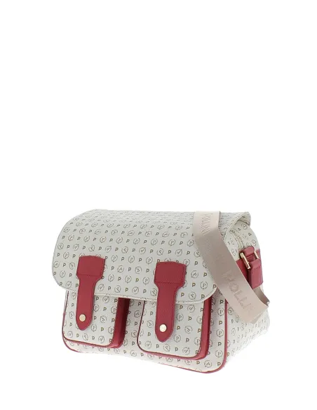 Pollini Heritage Reportertasche elfenbein-rot