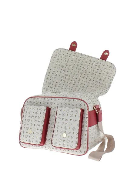 Pollini Heritage Reportertasche elfenbein-rot
