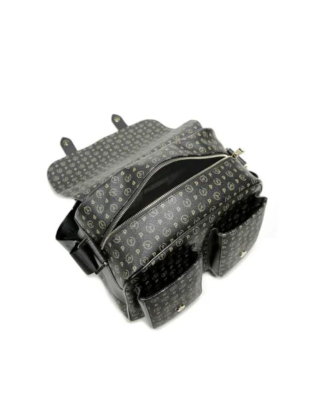 Pollini Shoulder bag with two frontal pockets black
