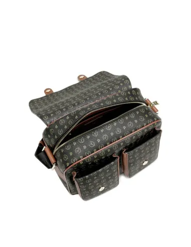 Pollini Heritage Women s reporter bag black brown