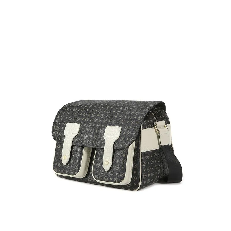 Pollini Heritage Reportertasche schwarz-elfenbein 2