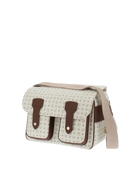 Pollini Heritage Reportertasche elfenbein-braun