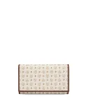 Pollini heritage wallet large ivory-brown