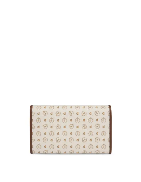Pollini Heritage Geldbörse mit Klappe elfenbein-braun
