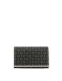 Pollini heritage wallet large black-ivory